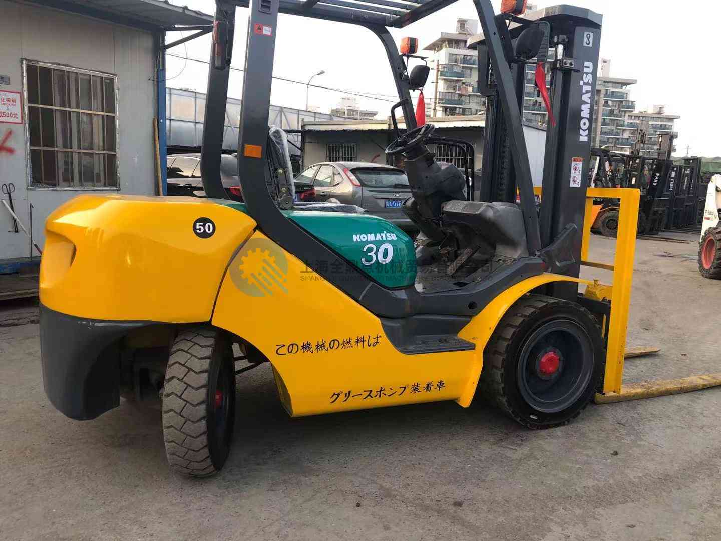 Carretilla elevadora usada Komatsu de 3 toneladas