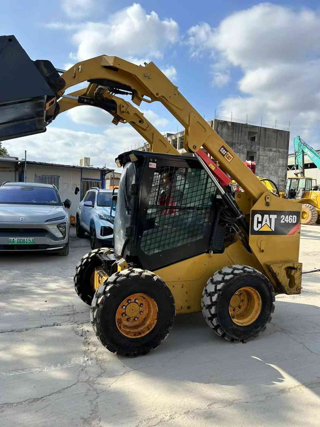 Minicargadora CAT 246D usada