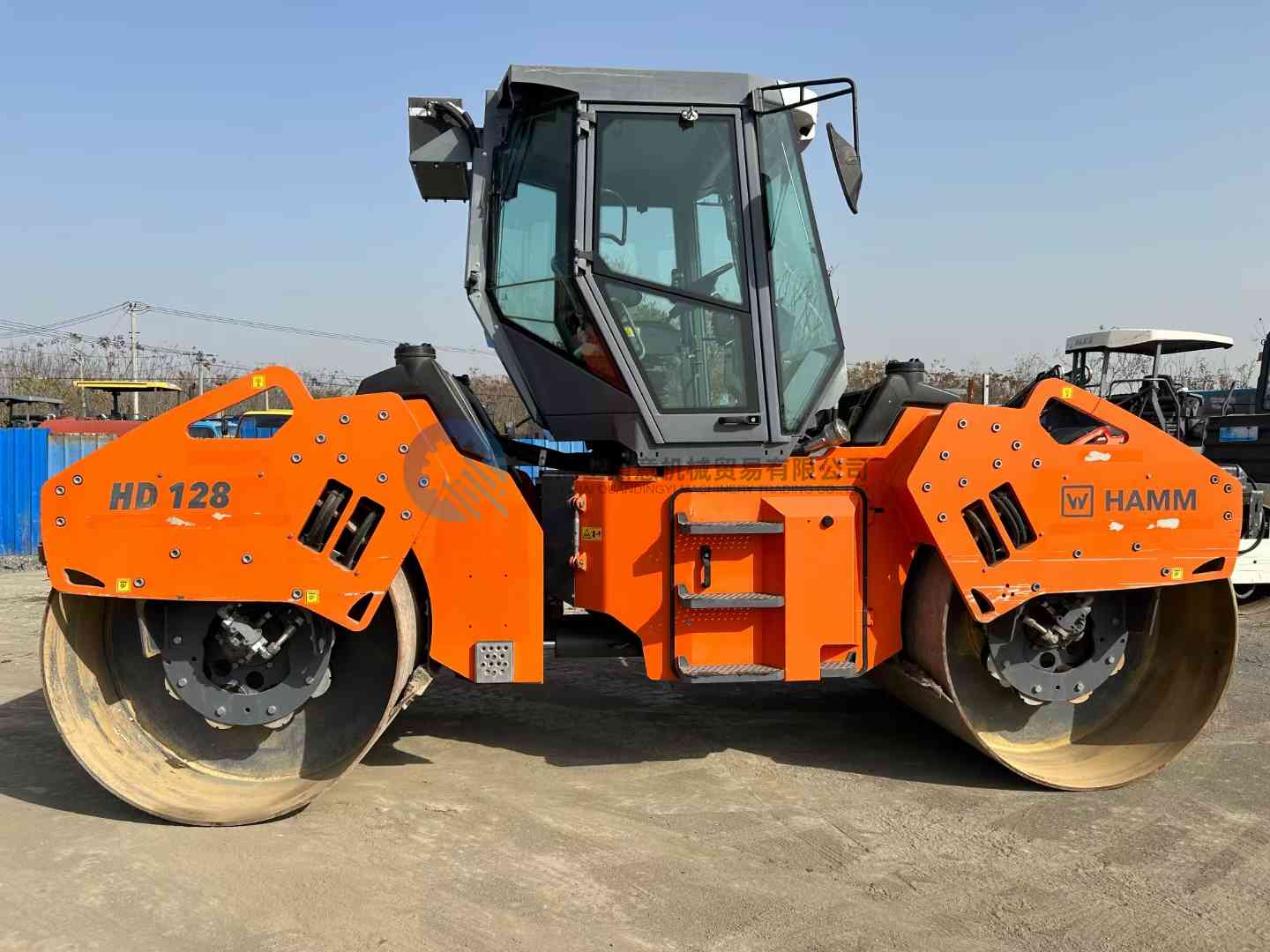 USED  Hummer HD128 tandem drum roller  FOR SELL