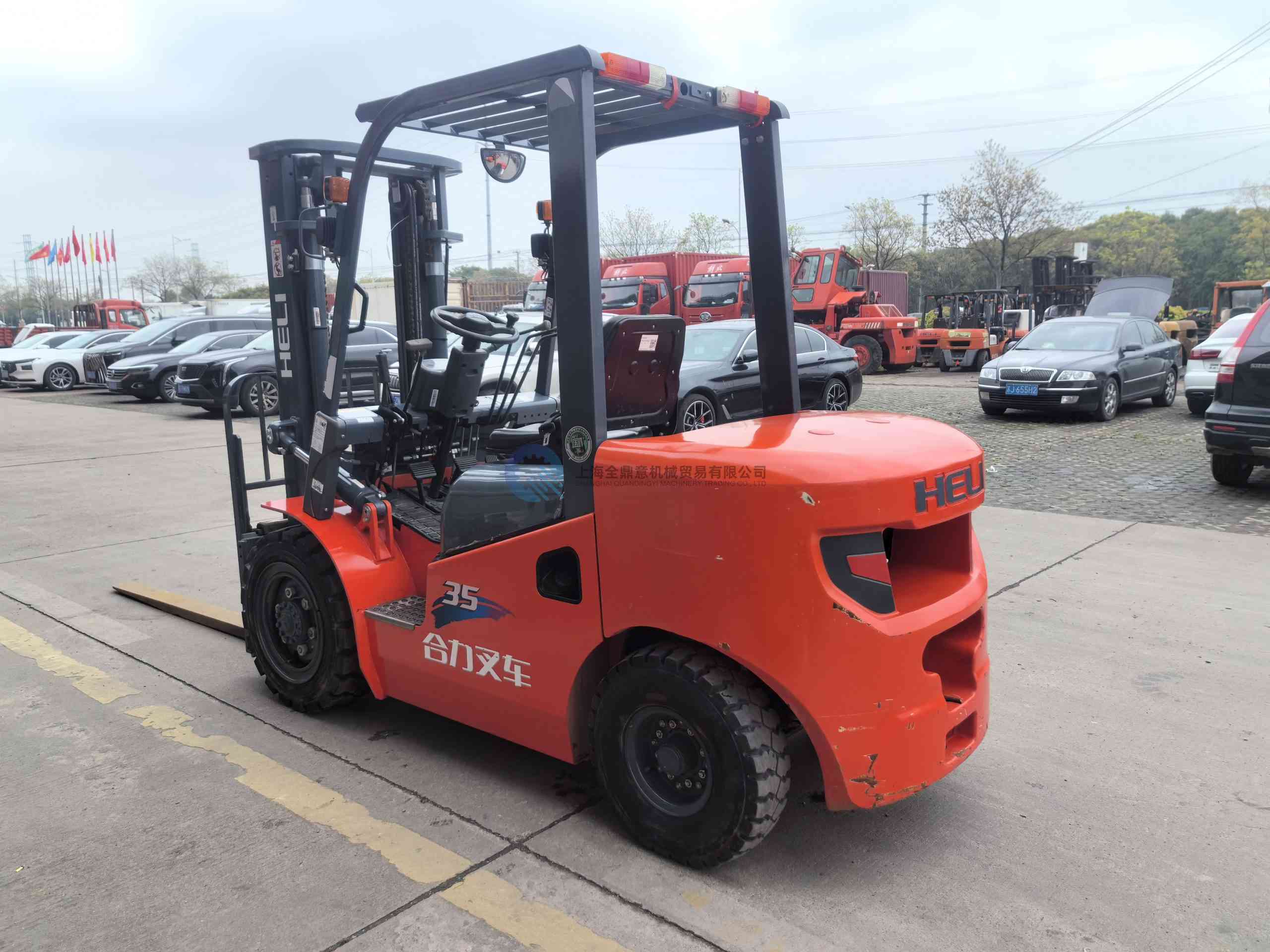 Used HELI 35 3.5 tons diesel engine forklift