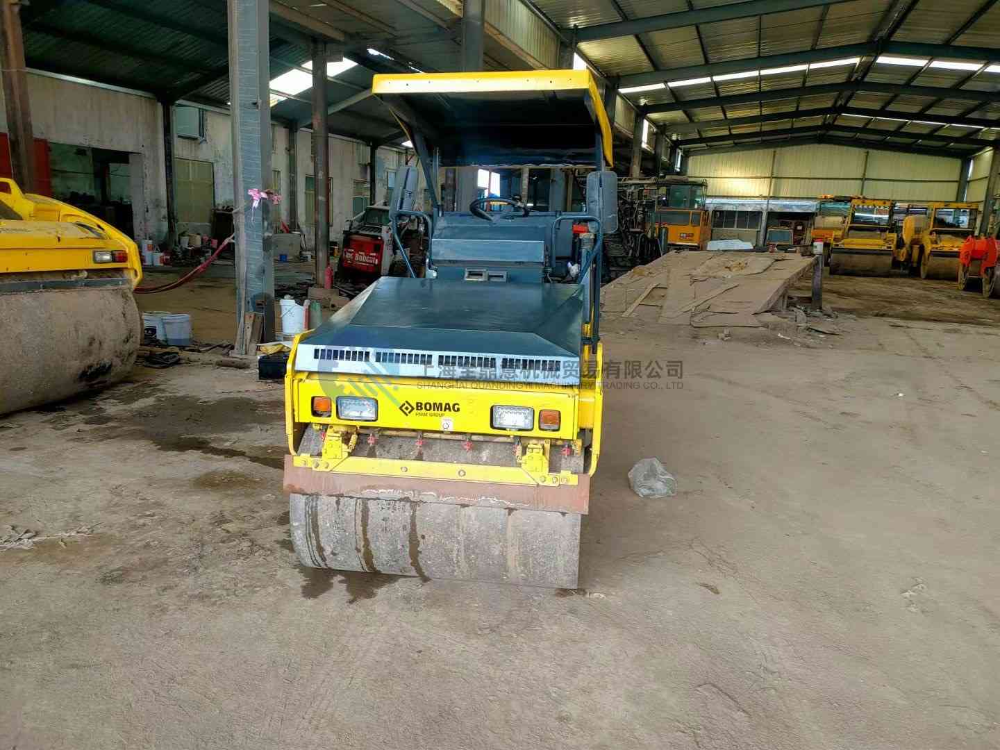 Used BOMAG BW115ACW Front Steel Rear Rubber Roller