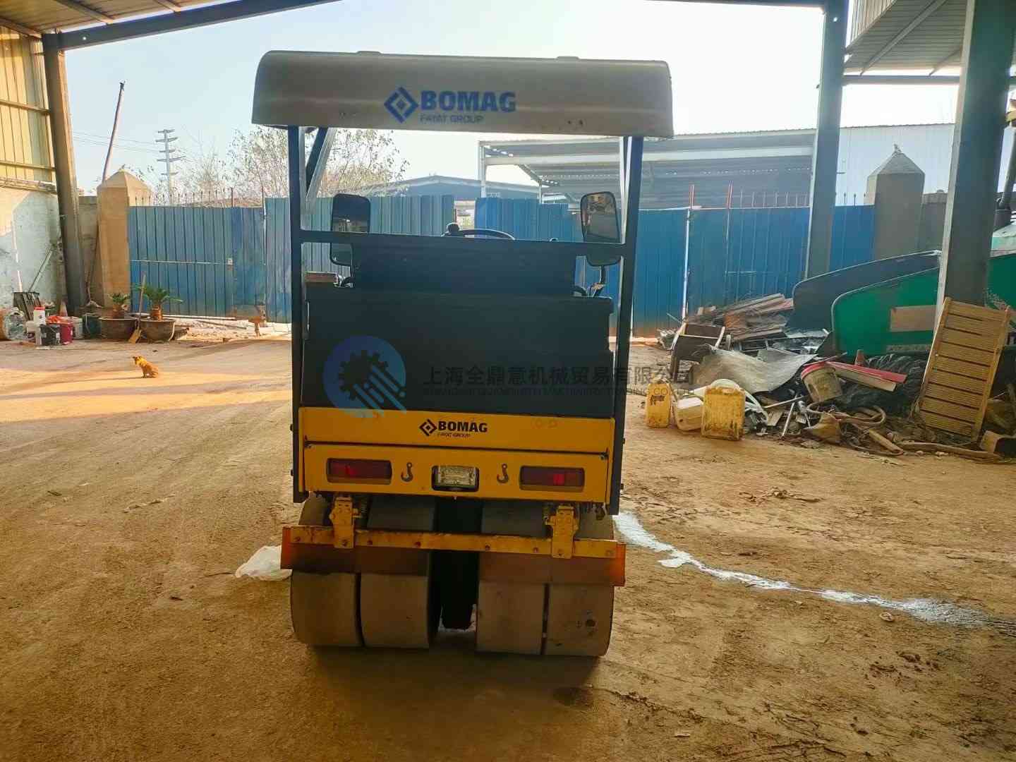 Used BOMAG BW115ACW Front Steel Rear Rubber Roller