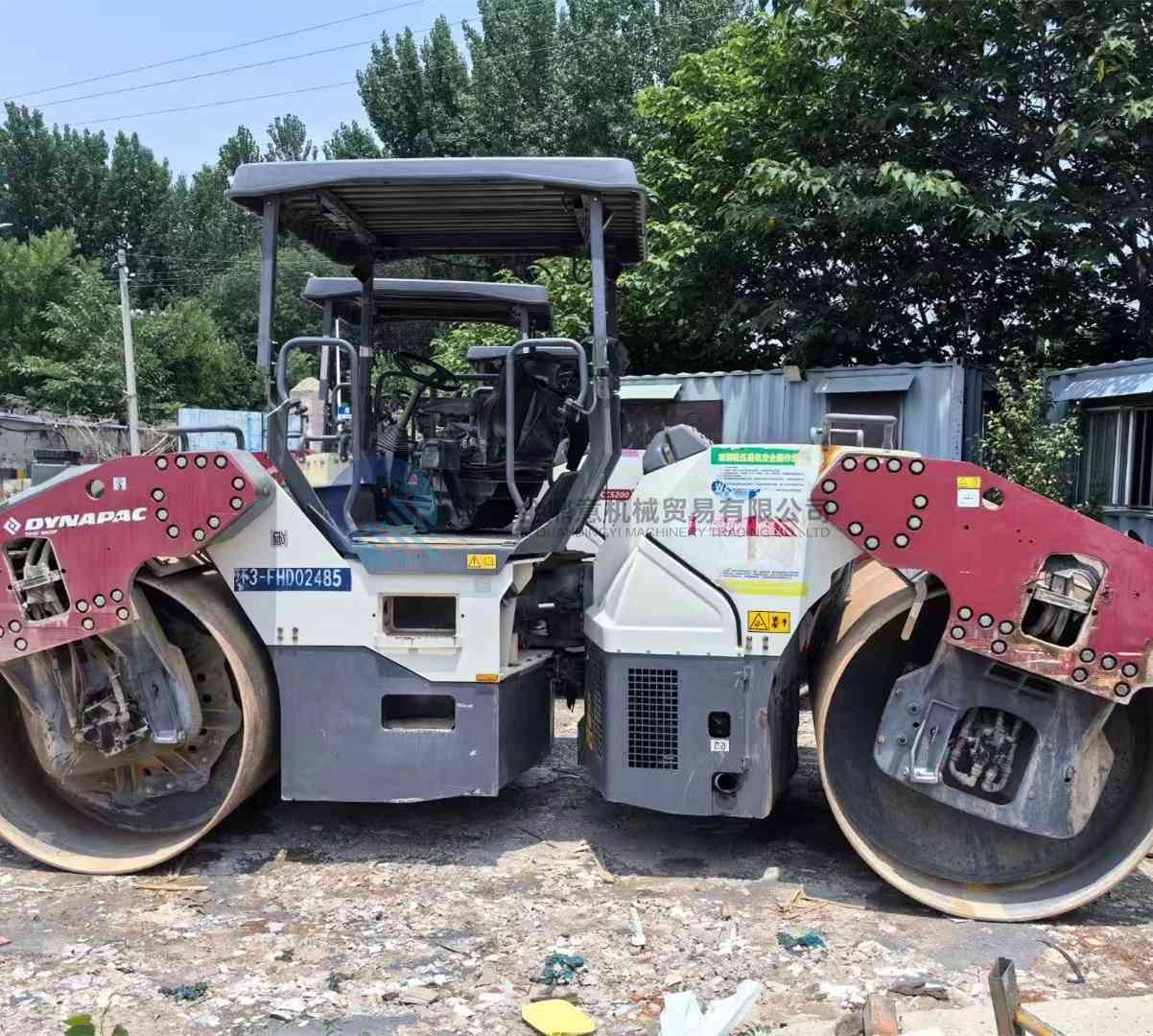 Used Dynapac CC6200 Double Drum Vibratory Road Roller