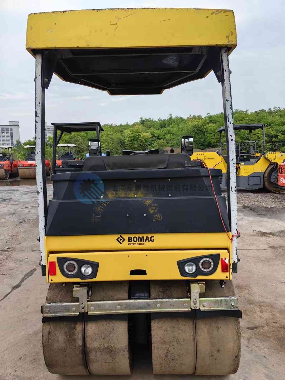 Used BOMAG BW131ACW Front Steel Rear Rubber Roller